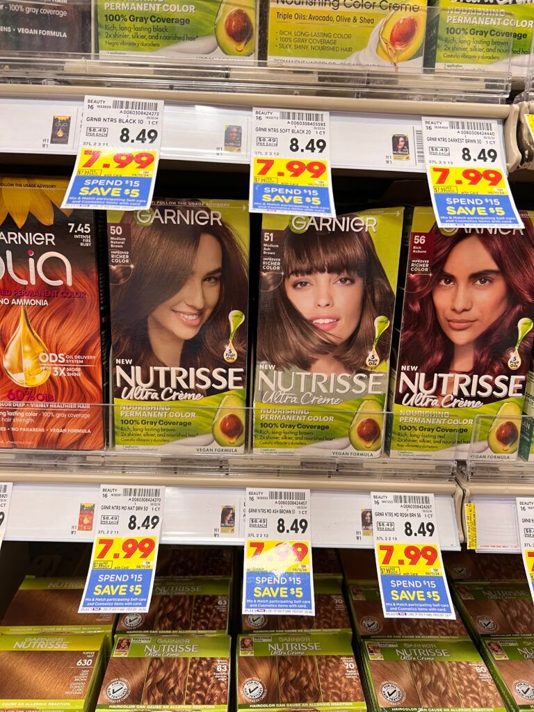 garnier olia and nutrisse kroger shelf image (1)