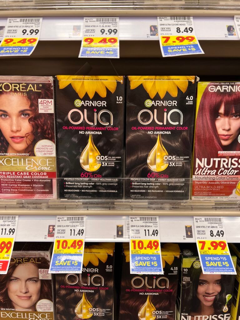 garnier olia and nutrisse kroger shelf image (1)