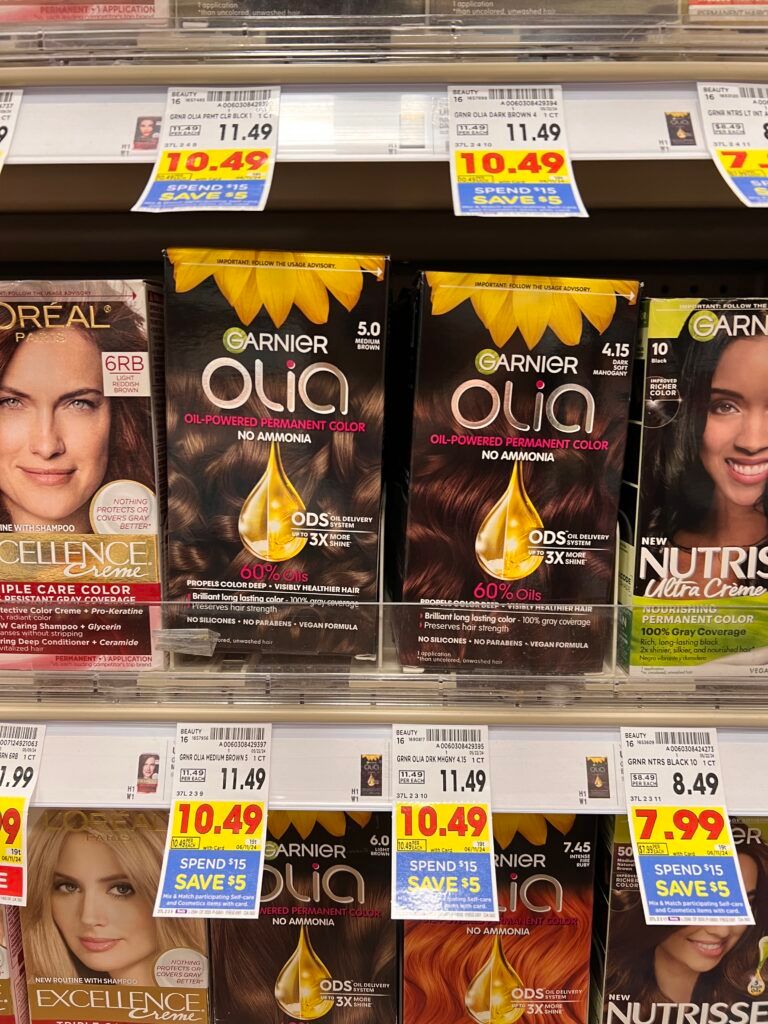 garnier olia and nutrisse kroger shelf image (1)