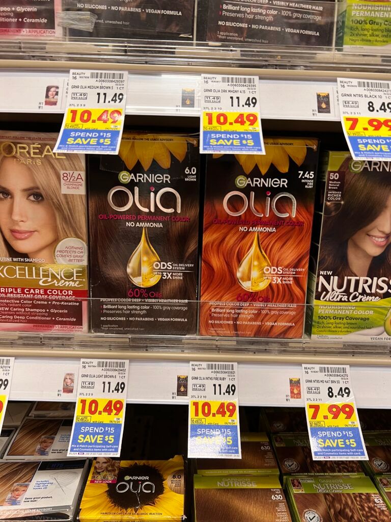 garnier olia and nutrisse kroger shelf image (1)