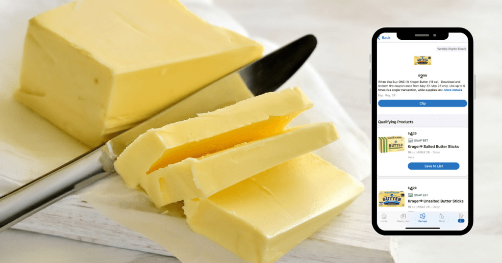kroger butter digital