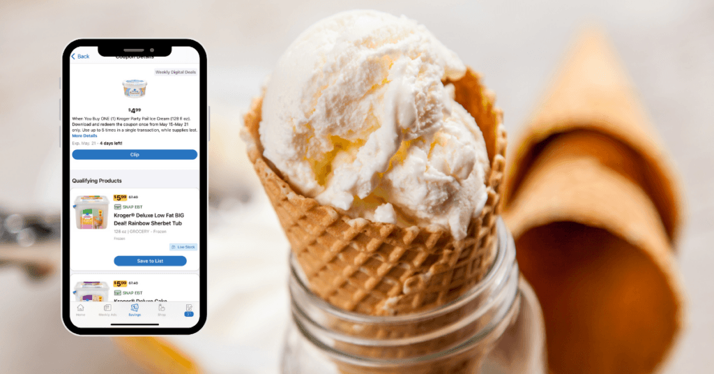 kroger party pail ice cream digital