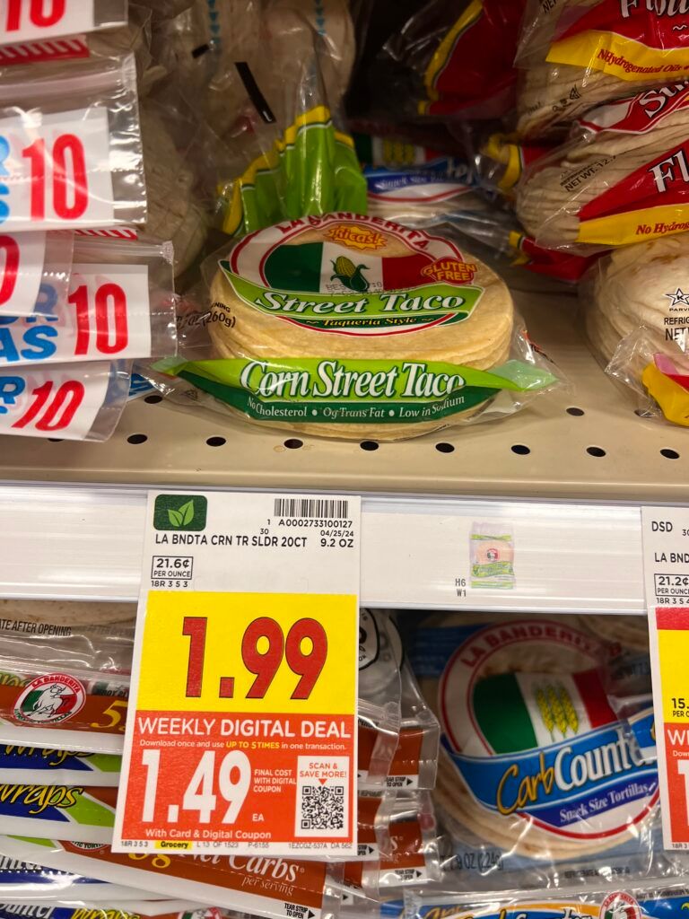 la banderita tortillas kroger shelf image (1)