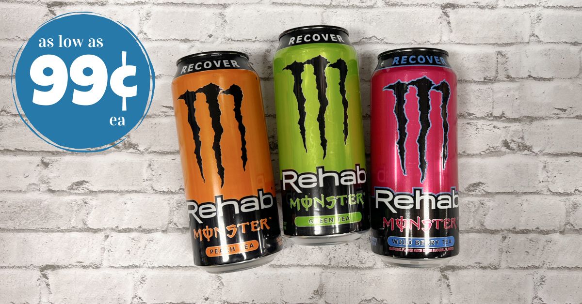 Monster Rehab as low as 99¢! - Kroger Krazy