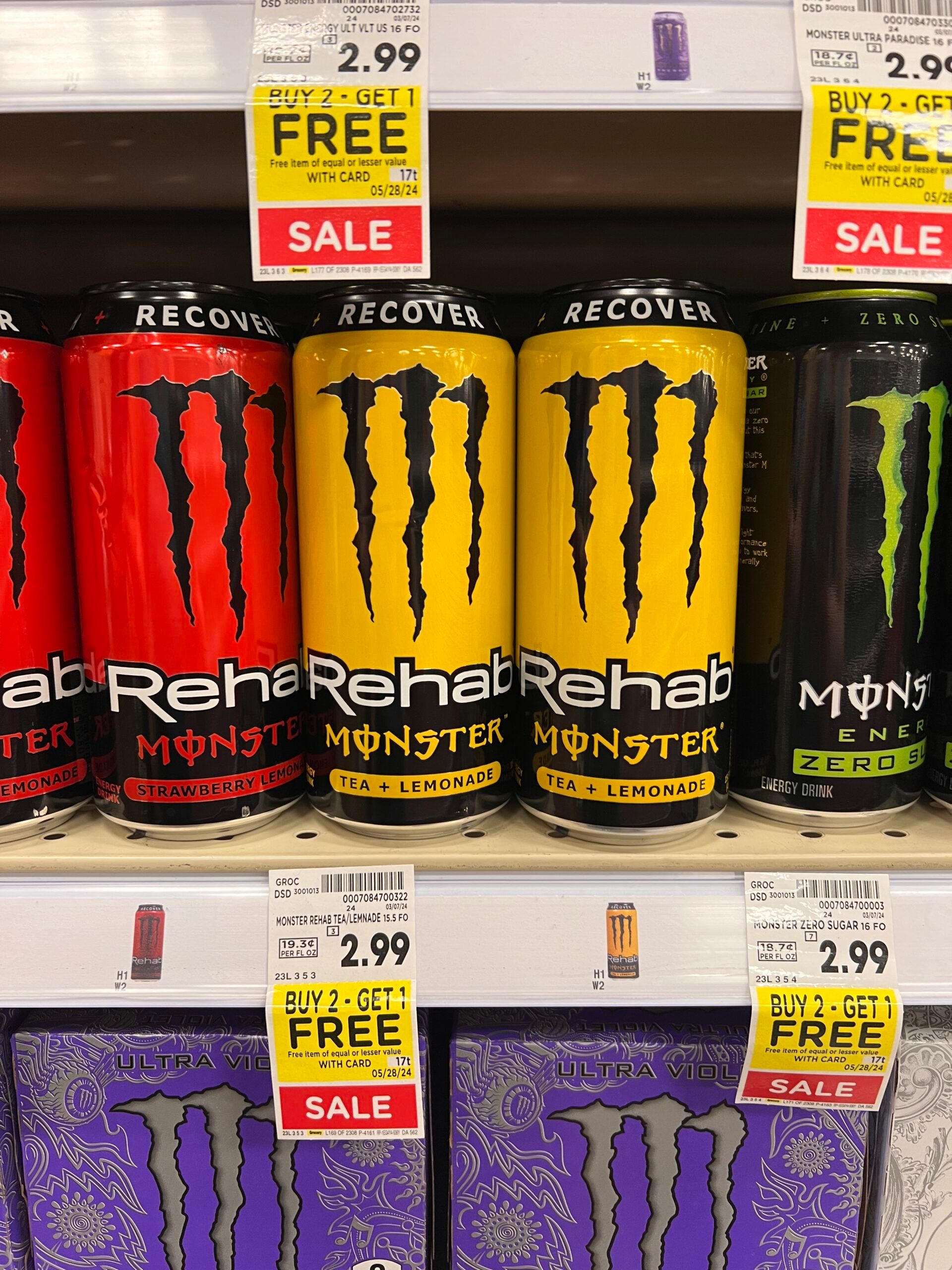 Monster Rehab as low as 99¢! - Kroger Krazy