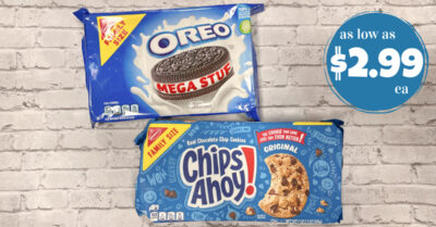oreo and chips ahoy family size kroger krazy