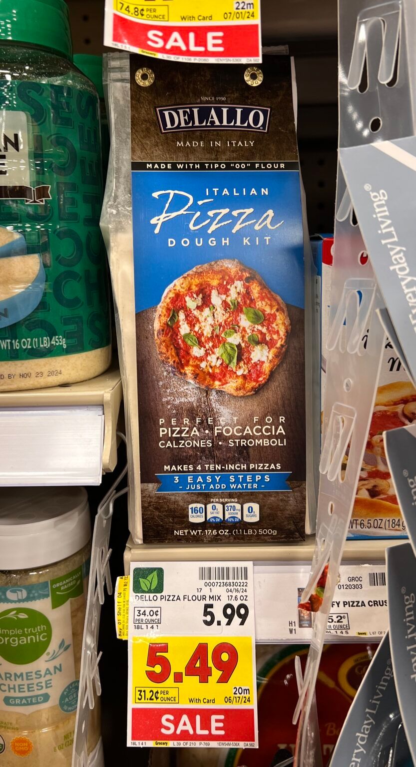 Free Delallo Pizza Sauce when you buy (1) Pizza Kit or Seasoning Shaker at Kroger! Kroger Krazy