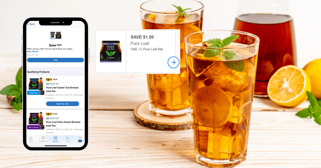 pure leaf tea digital print