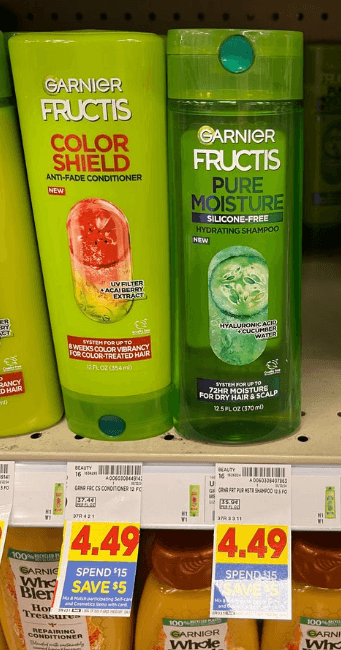 Garnier Fructis Kroger Shelf Image