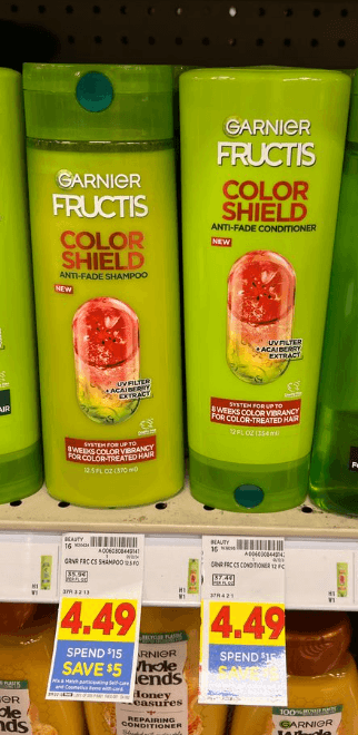 Garnier Fructis Kroger Shelf Image
