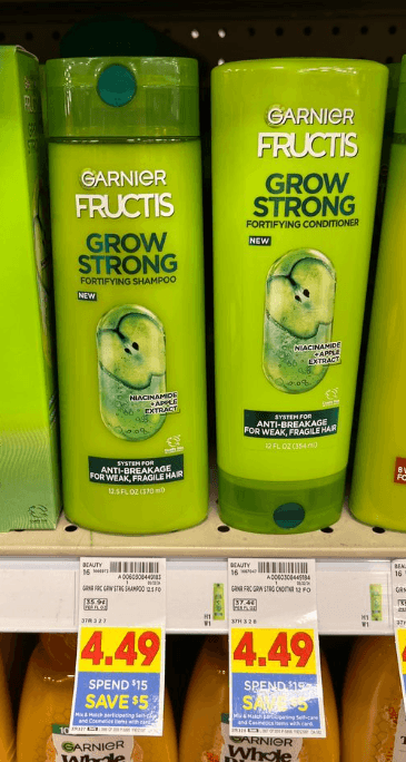 Garnier Fructis Kroger Shelf Image