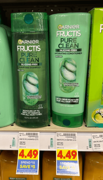 Garnier Fructis Kroger Shelf Image