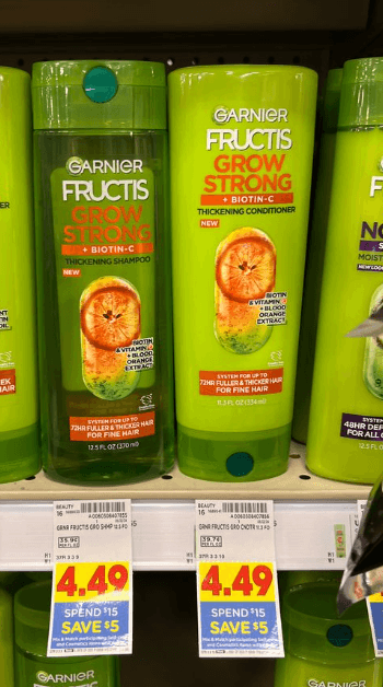 Garnier Fructis Kroger Shelf Image