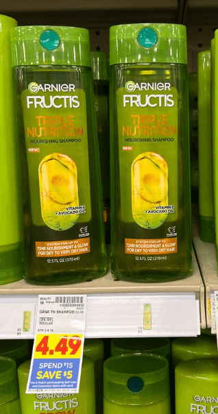Garnier Fructis Kroger Shelf Image