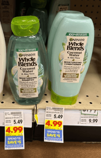 Garnier Whole Blends Kroger Shelf Image