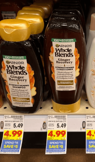 Garnier Whole Blends Kroger Shelf Image