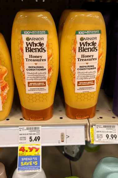 Garnier Whole Blends Kroger Shelf Image