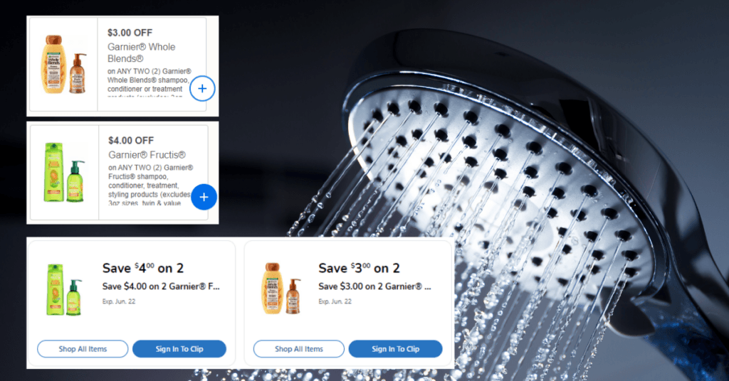 Garnier Whole Blends and Fructis Shampoo & Conditioner Kroger