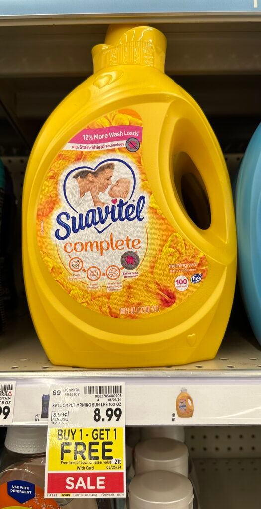 Suavitel Fabric Softener Kroger Shelf Image