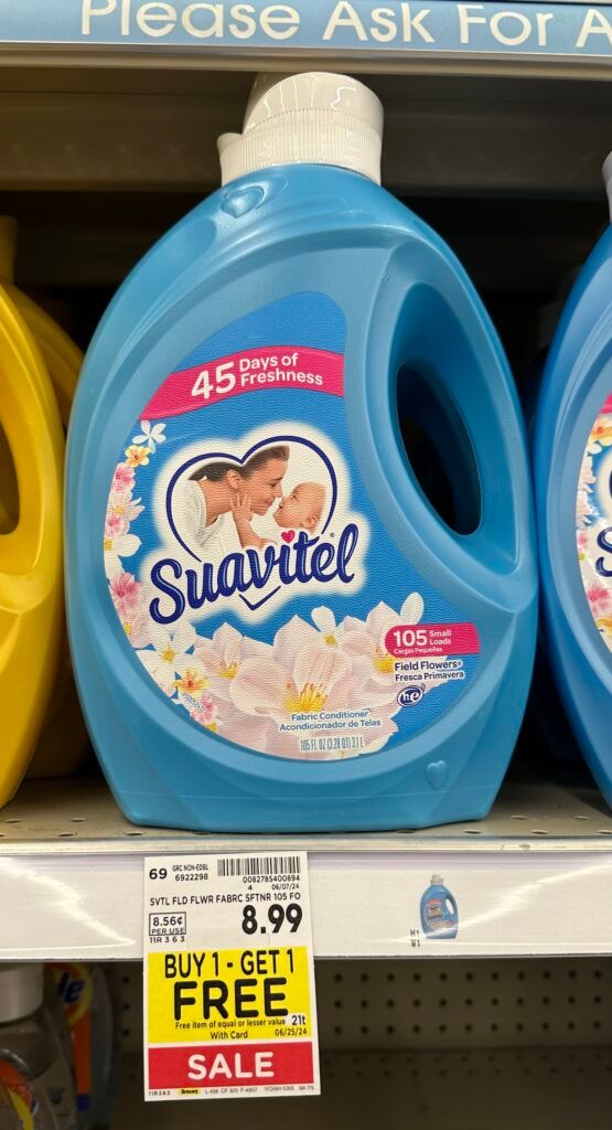 Suavitel Fabric Softener Kroger Shelf Image