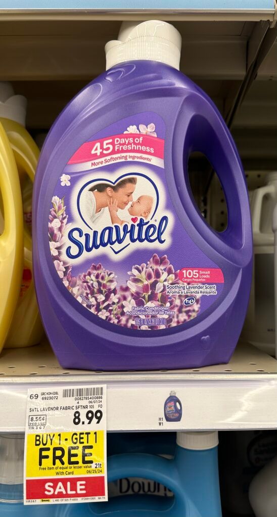 Suavitel Fabric Softener Kroger Shelf Image