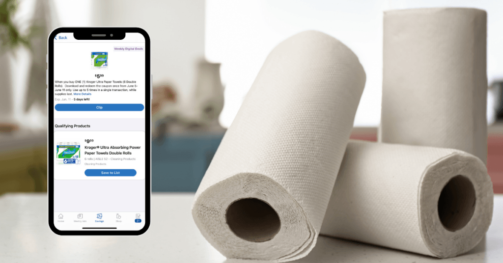 Kroger Paper Towels digital