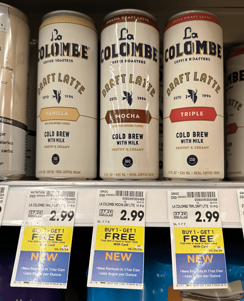 La Colombe Coffee Kroger Shelf Image