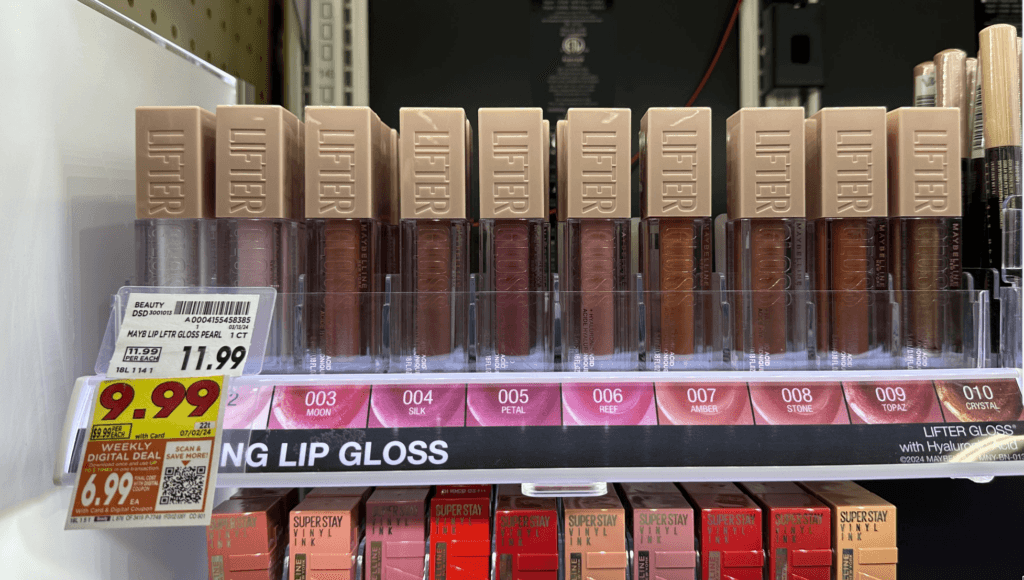 Maybelline Lifter Gloss Kroger Shelf Image