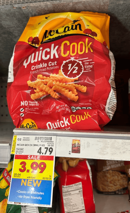 McCain Fries Kroger Shelf Image