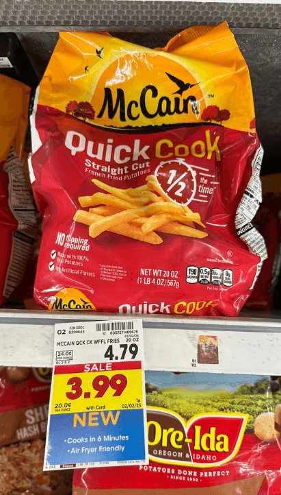McCain Fries Kroger Shelf Image