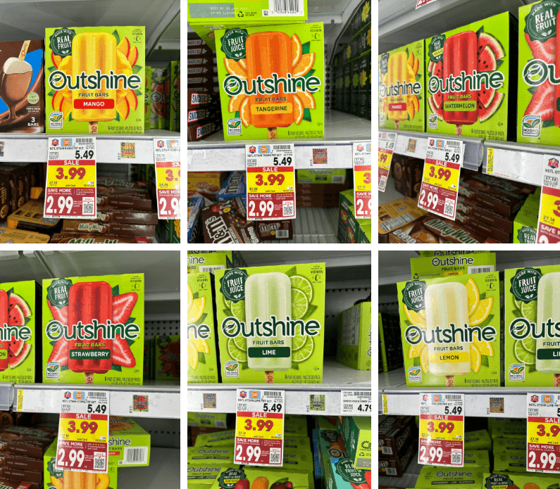 Outshine Bars Kroger Shelf Image