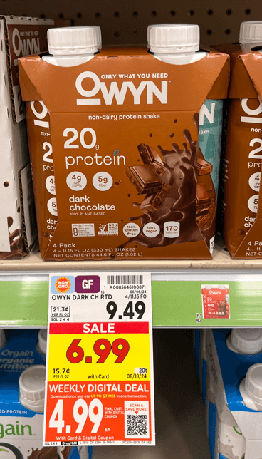 Owyn Protein Shake Kroger Shelf Image