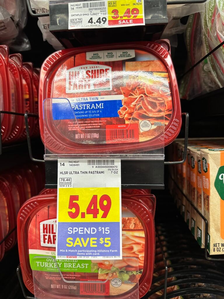 Hillshire Farm Lunch Meat Kroger Shelf Image