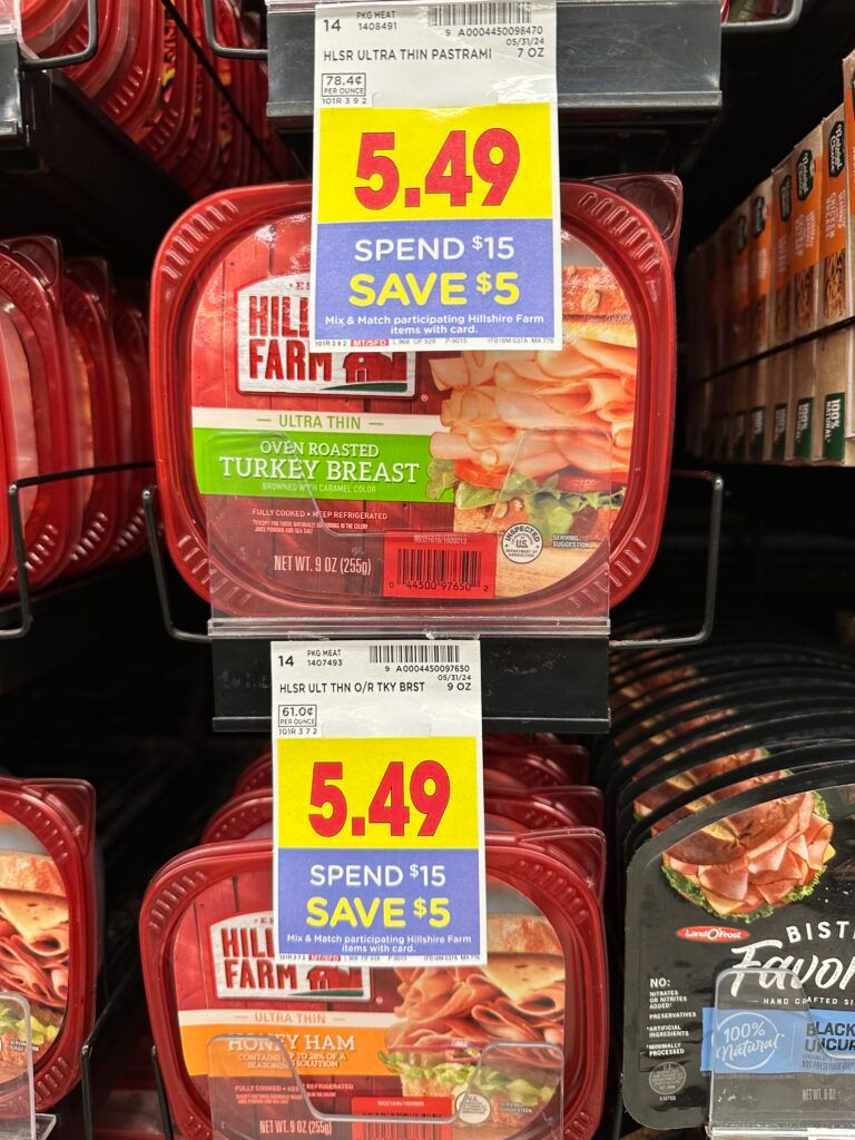Hillshire Farm Lunch Meat Kroger Shelf Image