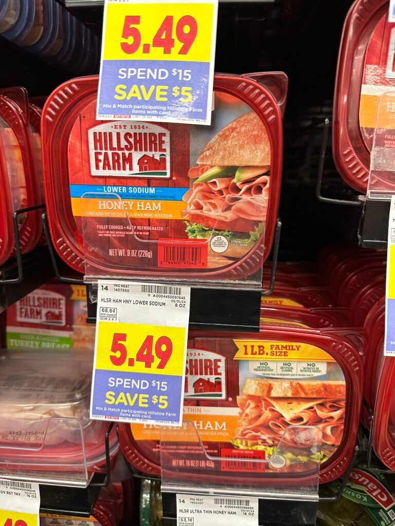 Hillshire Farm Lunch Meat Kroger Shelf Image