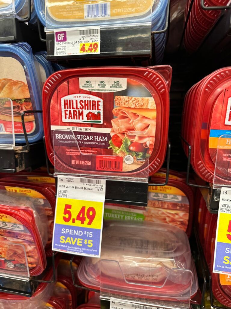 Hillshire Farm Lunch Meat Kroger Shelf Image