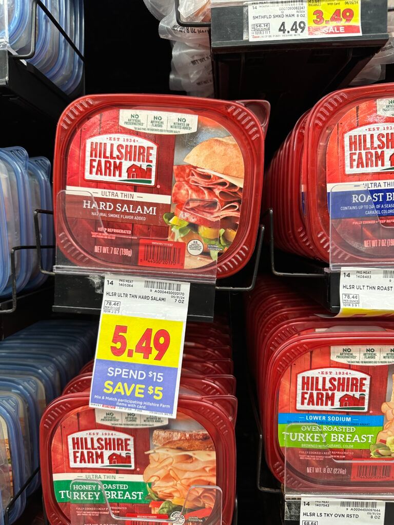 Hillshire Farm Lunch Meat Kroger Shelf Image
