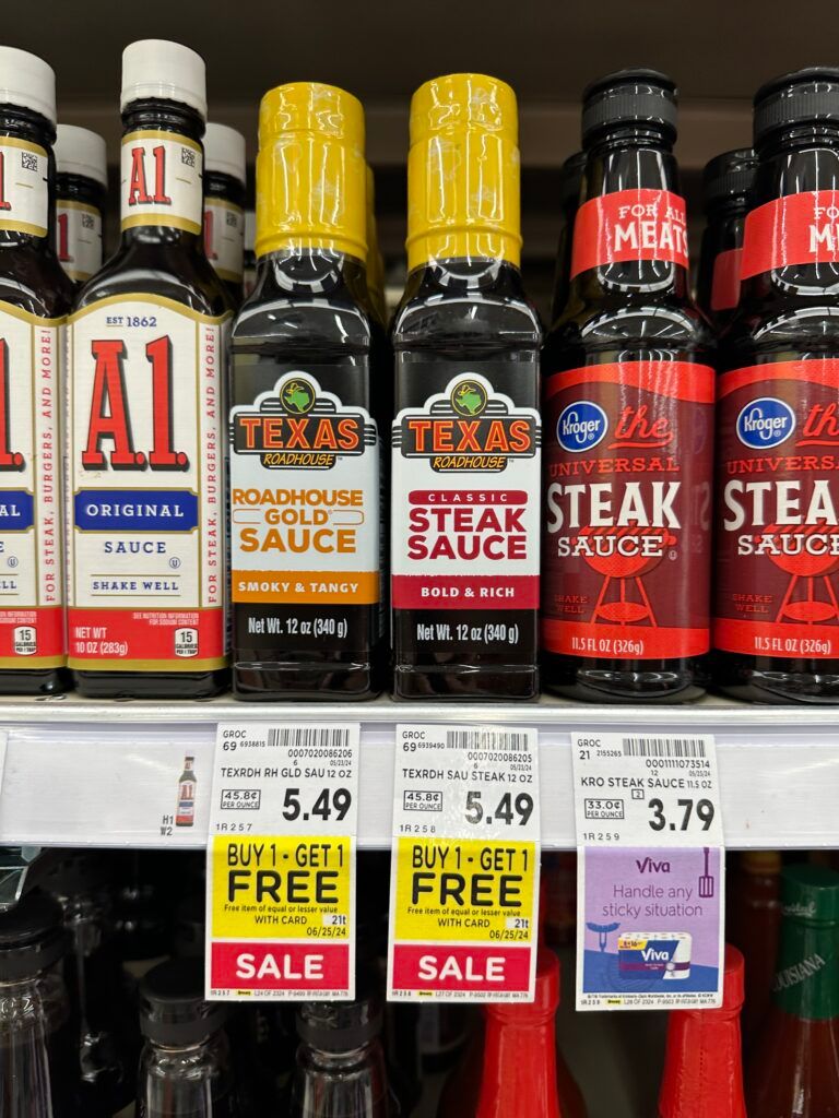 texas roadhouse steak sauce kroger shelf image