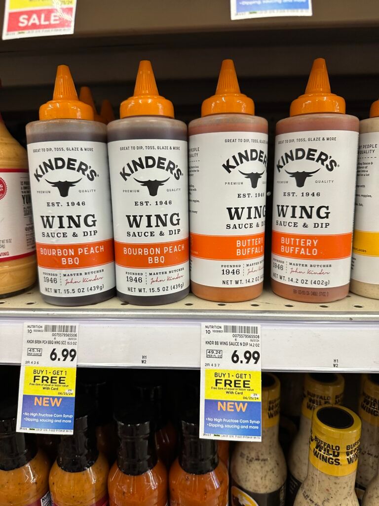 Kinder's Seasonings Kroger Shelf Image