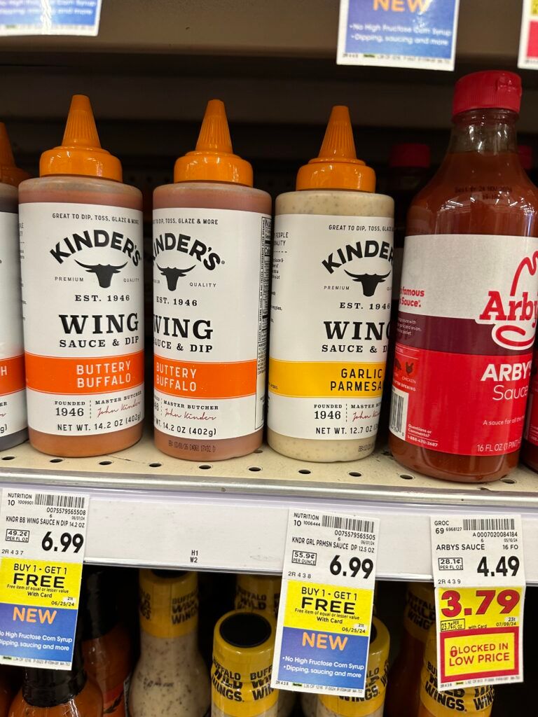 Kinder's Seasonings Kroger Shelf Image
