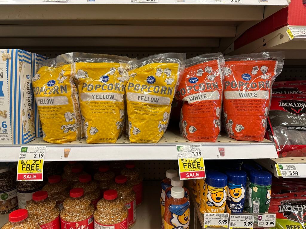kroger popcorn kernel bags kroger shelf image