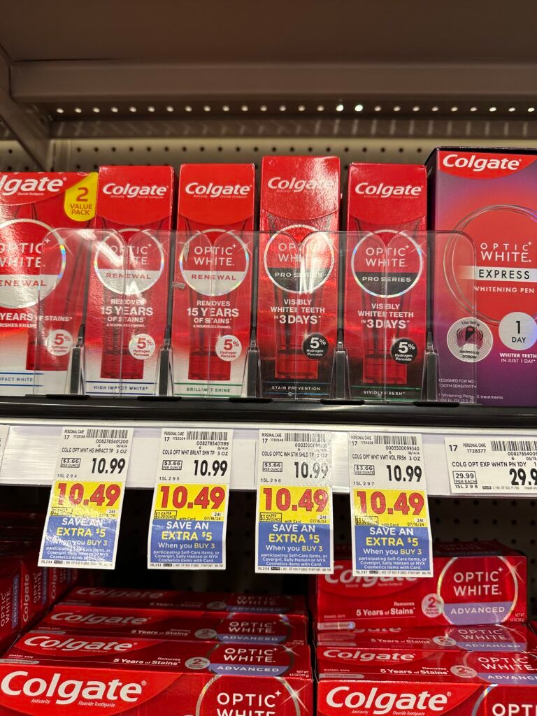 Colgate Toothpaste Kroger Shelf Image