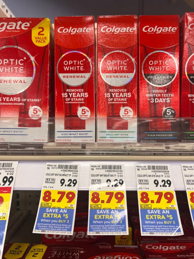 Colgate Toothpaste Kroger Shelf Image
