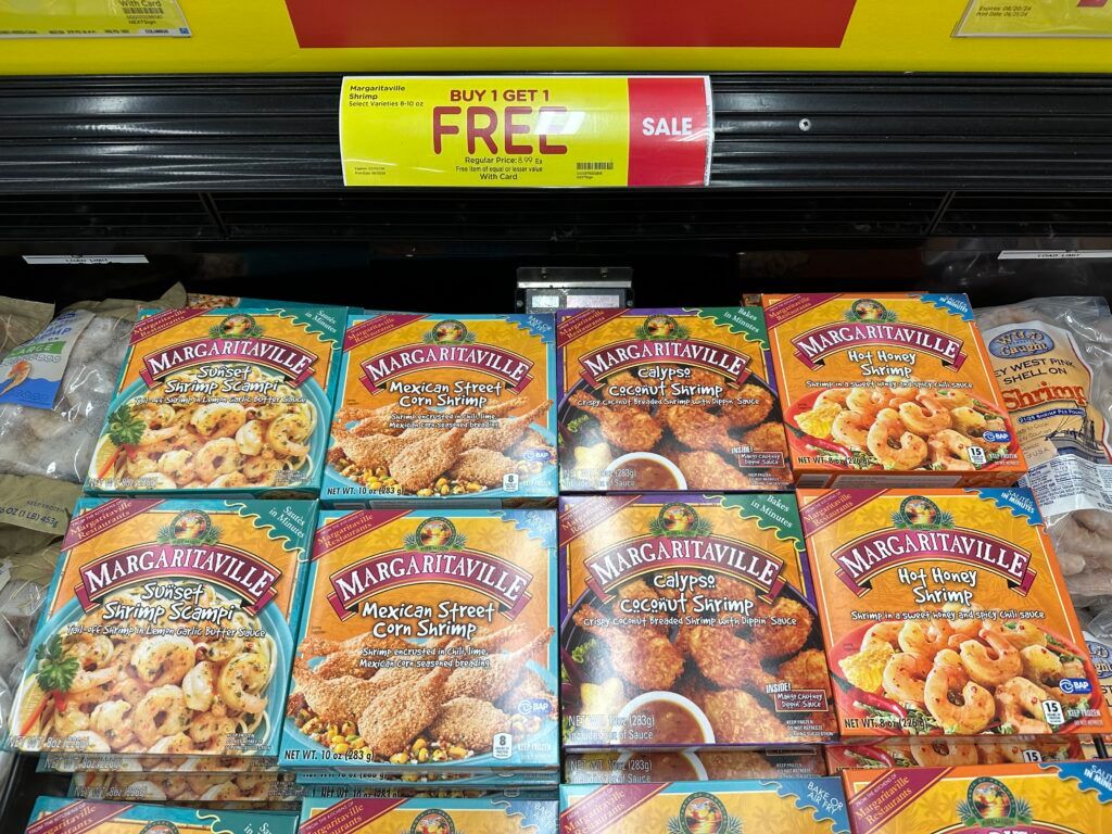 margaritaville seafood kroger shelf image