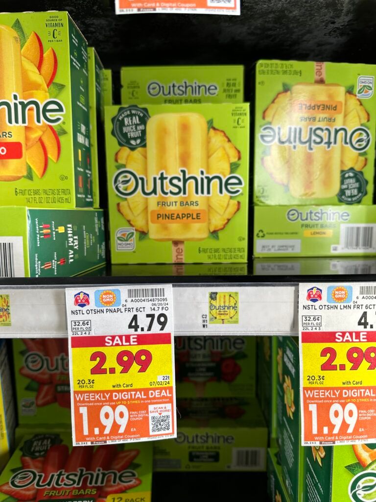 Outshine Bars Kroger Shelf Image