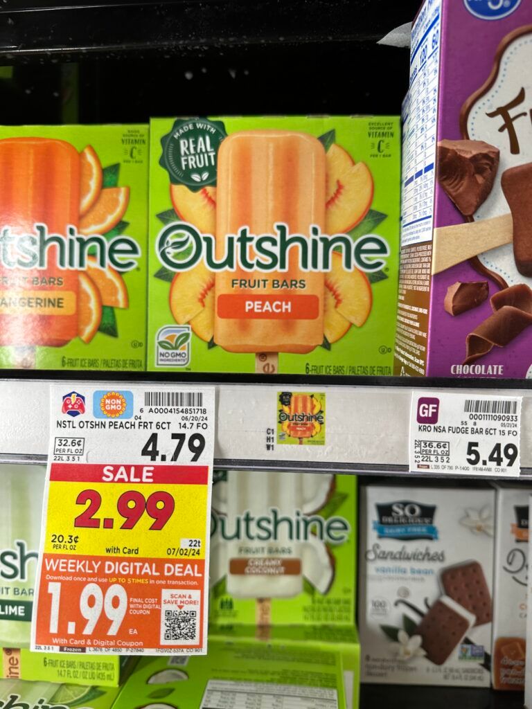 Outshine Bars Kroger Shelf Image