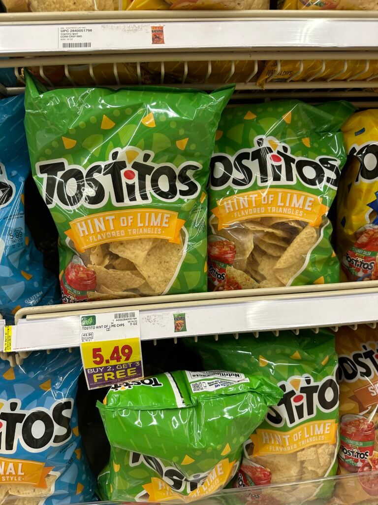 Tostitos Tortilla Chips Kroger Shelf Image