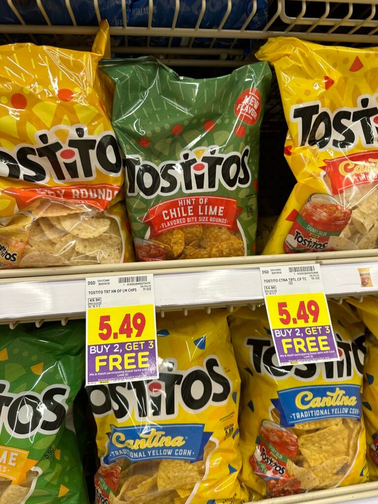 Tostitos Tortilla Chips Kroger Shelf Image