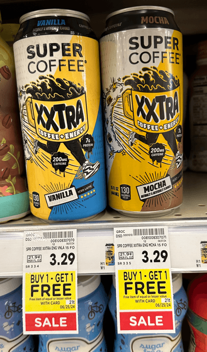 Super Coffee Kroger Shelf Image