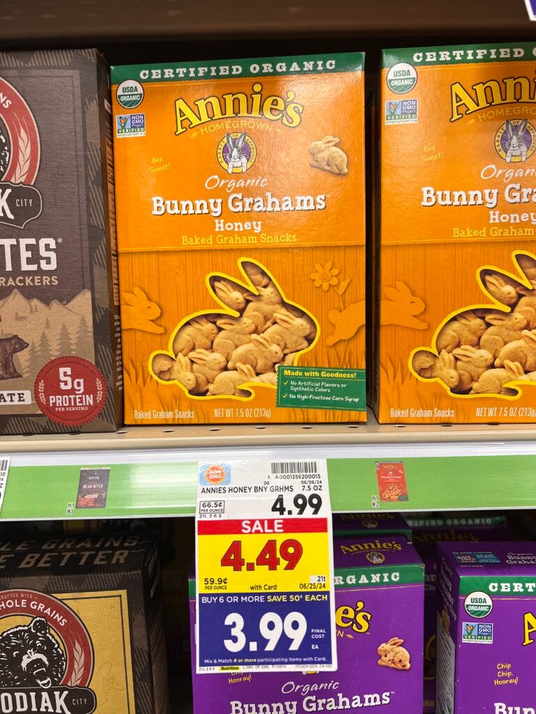 annie's snacks kroger shelf image (1)